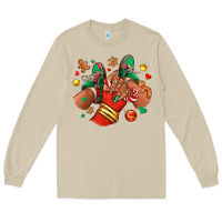 Mushroom Christmas black girl sneakers Long Sleeve Tee - RanaPortraitStore