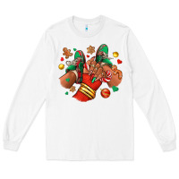 White Christmas black girl sneakers Long Sleeve Tee - RanaPortraitStore