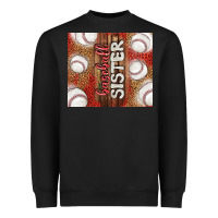 Black baseball sister Heavyweight Sweatshirt - TumblerDesignByShophia