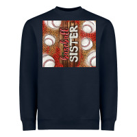 Navy baseball sister Heavyweight Sweatshirt - TumblerDesignByShophia