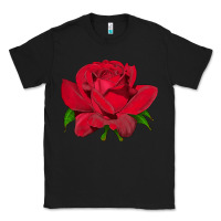 Black Oklahoma Rose Illustrations Classic Tee - LillyAllenDesigns