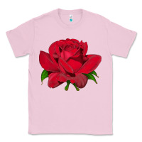 Bubblegum Pink Oklahoma Rose Illustrations Classic Tee - LillyAllenDesigns