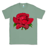 Sage Oklahoma Rose Illustrations Classic Tee - LillyAllenDesigns