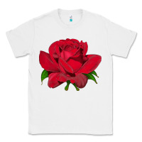 White Oklahoma Rose Illustrations Classic Tee - LillyAllenDesigns