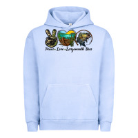 Pigment Grape Ice peace love largemouth bass Urban Hoodie - LillyAllenDesigns