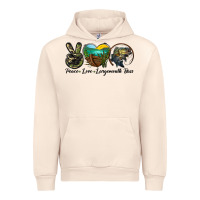 Sandshell peace love largemouth bass Urban Hoodie - LillyAllenDesigns