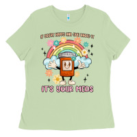 Matcha if you're happy and you know it its your meds Ladies Tee - MaliasSmallBusiness