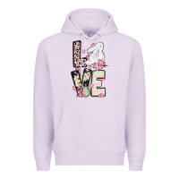 Lilac Love Easter bunny Premium Hoodie - OliviaCreatesArt