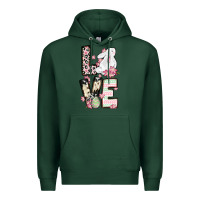 Sports Green Love Easter bunny Premium Hoodie - OliviaCreatesArt