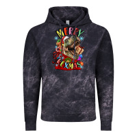 Cloud Black t rex merry rexmas Vintage Hoodie - LillyAllenDesigns