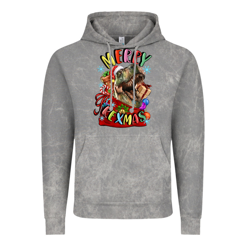 T Rex Merry Rexmas Vintage Hoodie by LillyAllenDesigns | Teevron