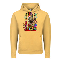 Vintage Mustard t rex merry rexmas Vintage Hoodie - LillyAllenDesigns