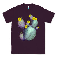 Plum Opunthia Santa Rita Cactus Classic Tee - LillyAllenDesigns