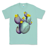 Seafoam Opunthia Santa Rita Cactus Classic Tee - LillyAllenDesigns