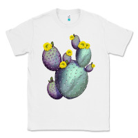 White Opunthia Santa Rita Cactus Classic Tee - LillyAllenDesigns