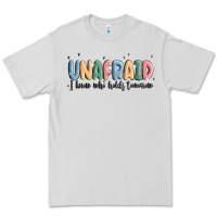 Dove Grey unafraid Premium Tee - MaliasSmallBusiness