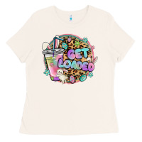 Bone get loaded rabbit and easter Ladies Tee - MaliasSmallBusiness