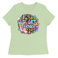Matcha get loaded rabbit and easter Ladies Tee - MaliasSmallBusiness