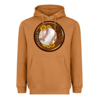 Meerkat baseball with sunflower round earrings Heavyweight Hoodie - BundleAndBundleShop