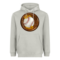 Moon Dust baseball with sunflower round earrings Heavyweight Hoodie - BundleAndBundleShop