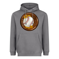 Storm baseball with sunflower round earrings Heavyweight Hoodie - BundleAndBundleShop