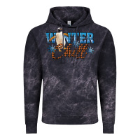 Cloud Black Winter Chill Penguin Vintage Hoodie - LillyAllenDesigns