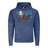Vintage Denim Winter Chill Penguin Vintage Hoodie - LillyAllenDesigns