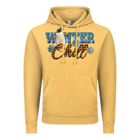 Vintage Mustard Winter Chill Penguin Vintage Hoodie - LillyAllenDesigns