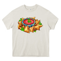 Cream nacho Heavy Core Tee - AdoDesignShop