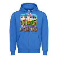 True Royal Happy Easter camping Zipper Hoodie - OliviaCreatesArt