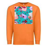 Carrot valentines day love letter and envelope Premium Sweatshirt - BundleAndBundleShop