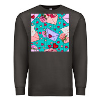 Smoke valentines day love letter and envelope Premium Sweatshirt - BundleAndBundleShop