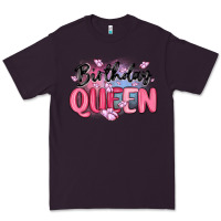 Plum birthday queen Premium Tee - MaliasSmallBusiness