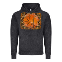 Vintage Black glitter leopard basketball background Vintage Hoodie - RanaPortraitStore