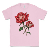 Bubblegum Pink Love Rose Classic Tee - LillyAllenDesigns