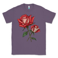 Lavender Love Rose Classic Tee - LillyAllenDesigns