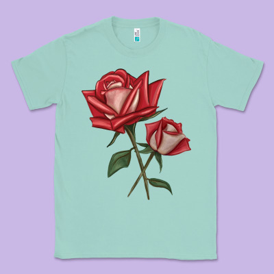Love Rose Classic Tee Designed By Lillyallendesigns