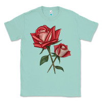 Seafoam Love Rose Classic Tee - LillyAllenDesigns