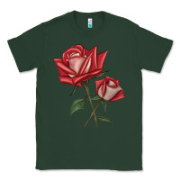 Sports Green Love Rose Classic Tee - LillyAllenDesigns