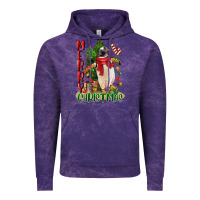 Cloud Purple merry christmas penguin Vintage Hoodie - LillyAllenDesigns