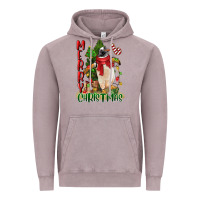 Vintage Zinc merry christmas penguin Vintage Hoodie - LillyAllenDesigns
