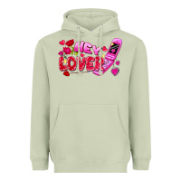 Matcha hey lover flip phone Heavyweight Hoodie - FaDigitalArtStudio