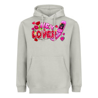 Moon Dust hey lover flip phone Heavyweight Hoodie - FaDigitalArtStudio