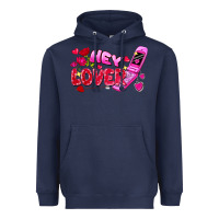 Navy hey lover flip phone Heavyweight Hoodie - FaDigitalArtStudio
