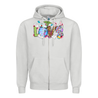 Love Nurse Easter Zipper Hoodie | Teevron