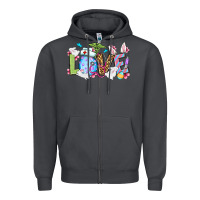 Smoke Love Nurse Easter Zipper Hoodie - OliviaCreatesArt