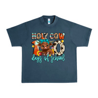 Midnight Navy holy cow 100 days of school Urban Heavy Tee - Artiststas