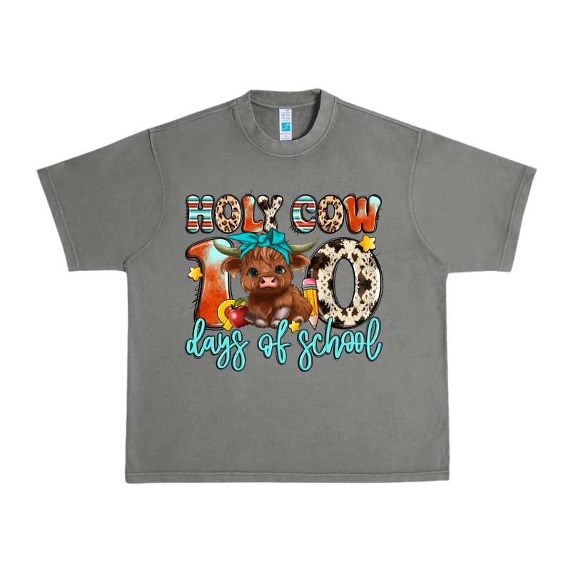Holy Cow 100 Days Of School Urban Heavy Tee by Artiststas | Teevron