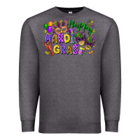 Charcoal Heather happy mardi gras Premium Sweatshirt - FaDigitalArtStudio