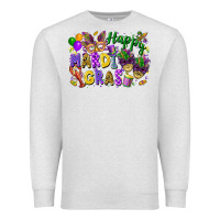 Oatmeal Heather happy mardi gras Premium Sweatshirt - FaDigitalArtStudio